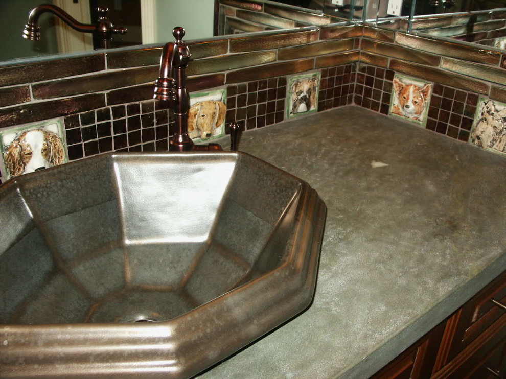 Siesta Key Home Tropical Bathroom Tampa by Micheline Laberge