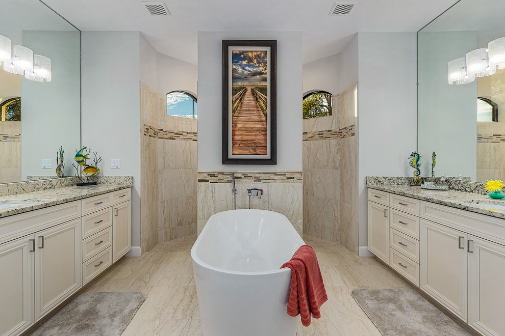 Siesta Key Model Home and Sales Center Bathroom Miami by DMI Home