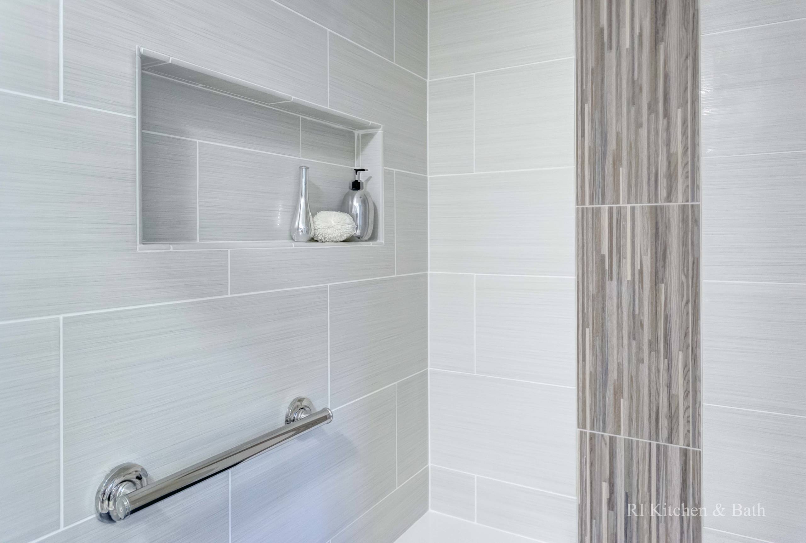 Daltile Fabrique Blanc Linen Bathroom, Linen Tile Bathroom