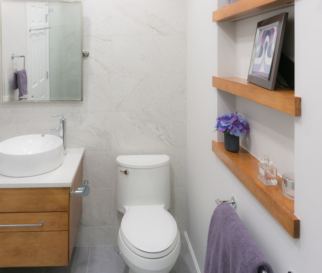 Small Bath Big Impact Contemporary Bathroom Bridgeport by ASR