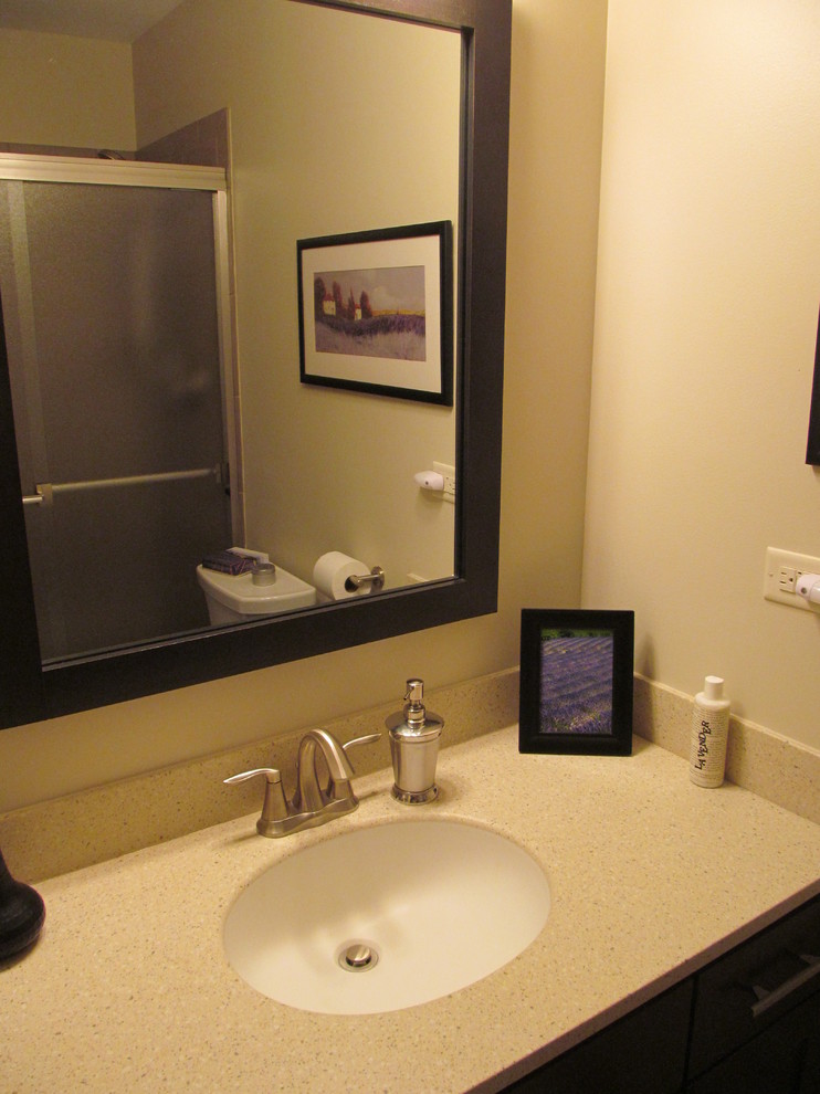 Small Bathroom Remodel Transitional Bathroom Omaha by Reynolds