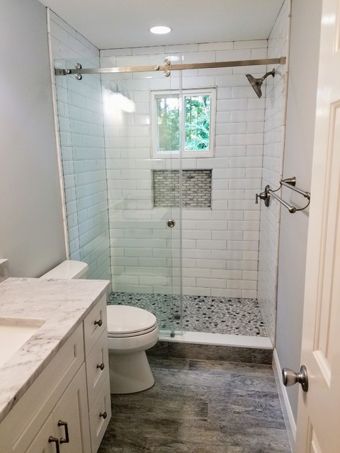 Small bathroom remodeling - Modern - Bathroom - Atlanta - by TilesMax ...