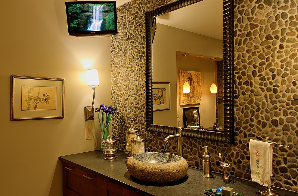 Small bathroom TV Contemporary Bathroom DC Metro by iSS LLC Houzz