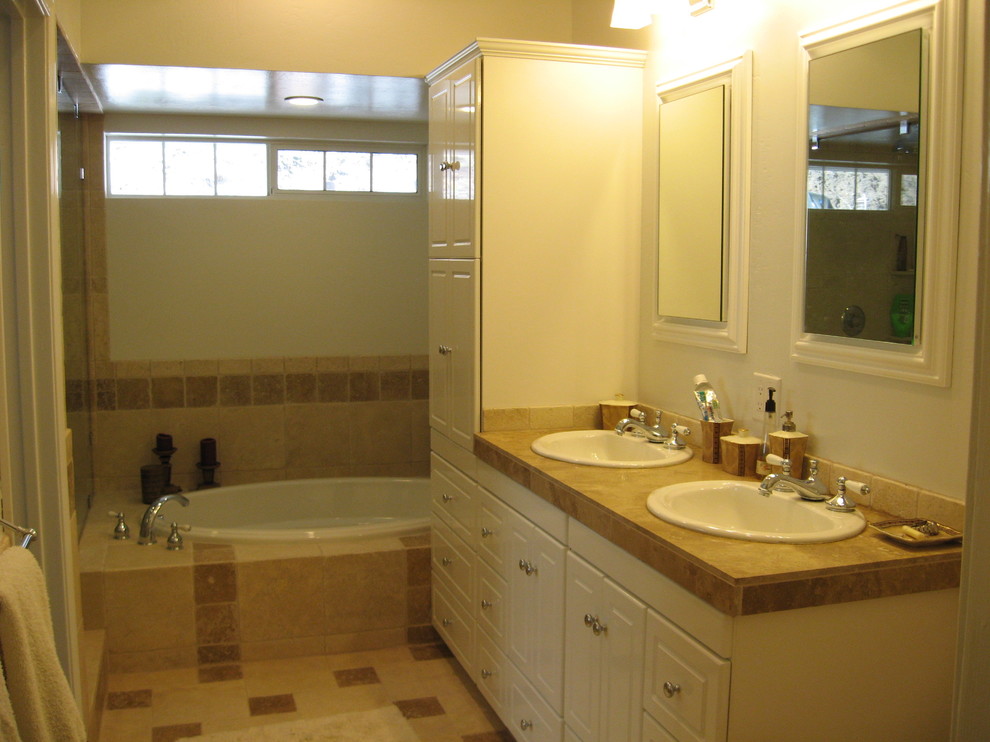 Small Master Bathroom Renovation Transitional Bathroom San Diego