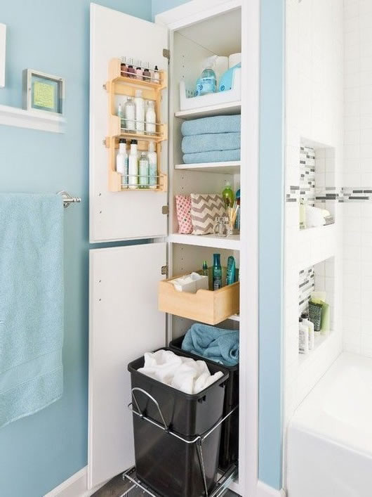 Small spaces organized - Beach Style - Bathroom - San Francisco - by ...