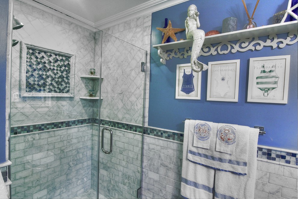 Smithtown Complete Remodel Beach Style Bathroom New York by