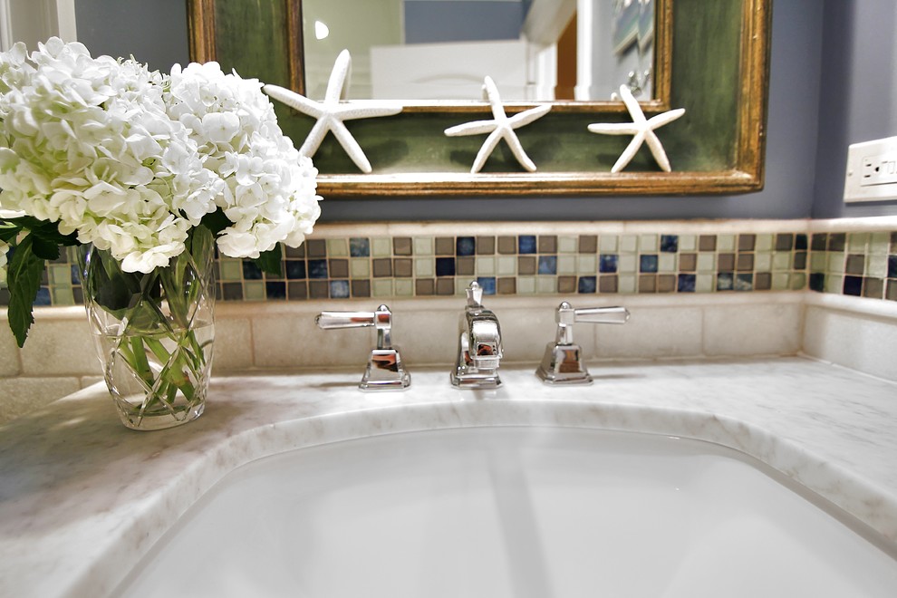 Smithtown Complete Remodel Beach Style Bathroom New York by