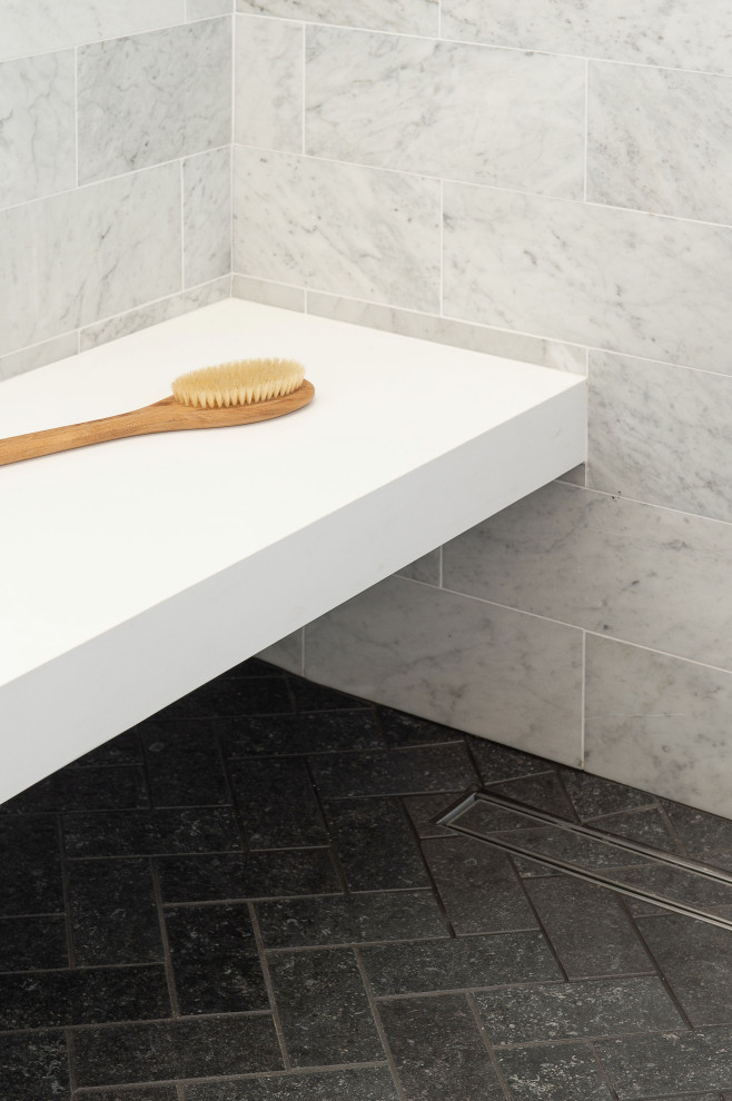 Idee per una stanza da bagno minimalista di medie dimensioni