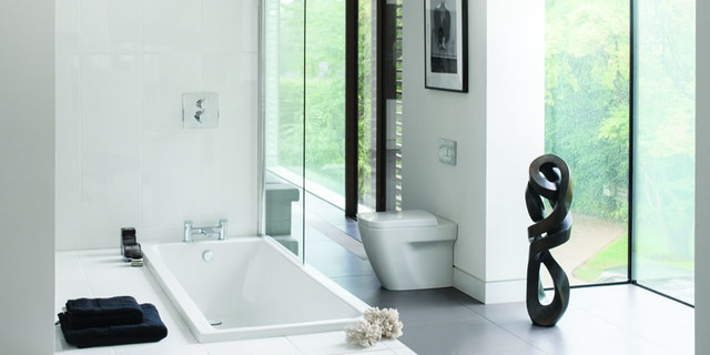 Sottini Bathroom with Santorini Bath - Contemporary - Bathroom - Surrey -  by NJK Interiors | Houzz