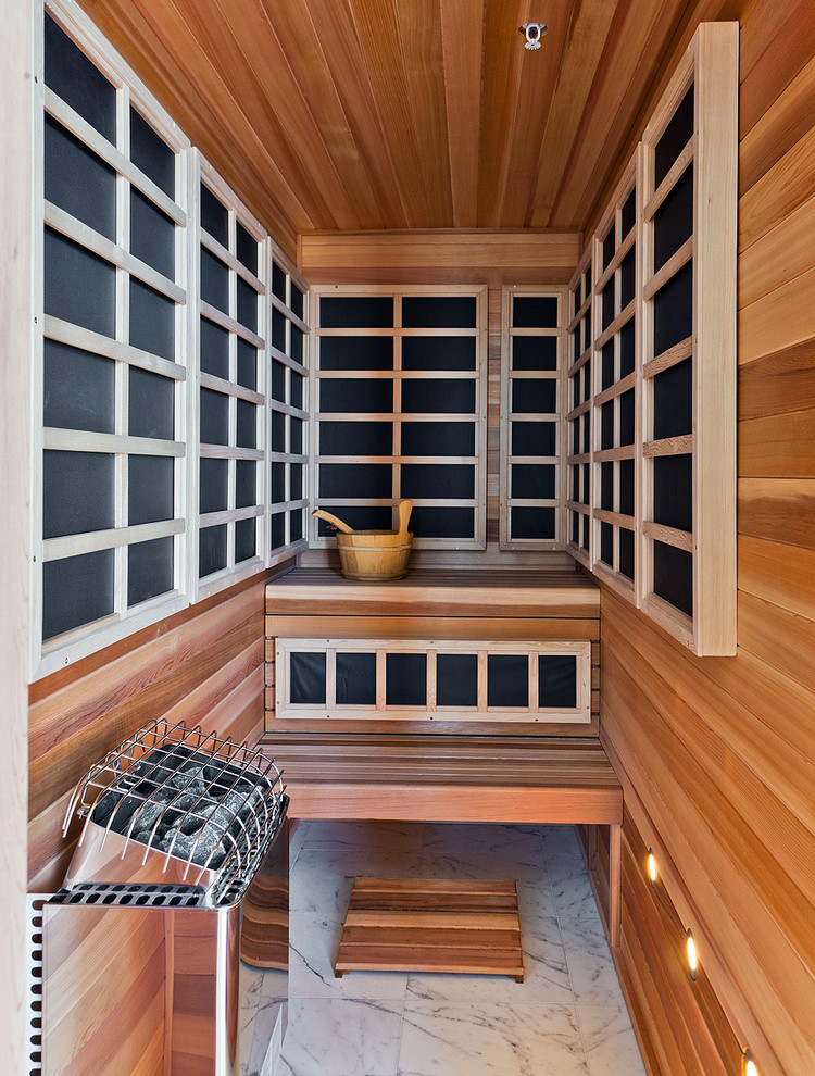 Moderne Sauna in Dallas