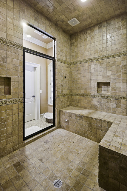 Spa Shower with Steam bath - Clásico - Cuarto de baño - Little Rock - de  Celtic Custom Homes | Houzz