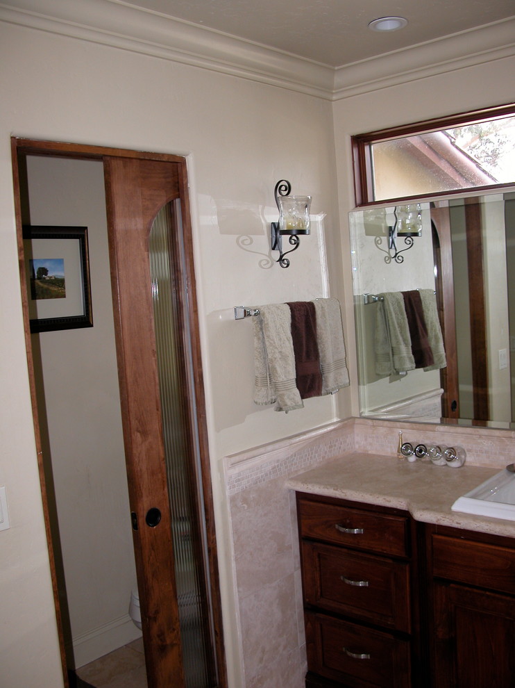 Photo of a mediterranean bathroom in San Diego.