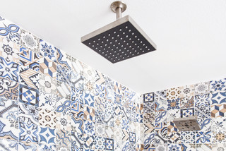Foto: Baño con Azulejos en Azul y Blanco y con Grecas de Marta #2253248 -  Habitissimo
