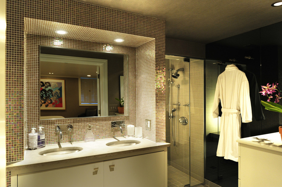 Свежая идея для дизайна: ванная комната в восточном стиле - отличное фото интерьера