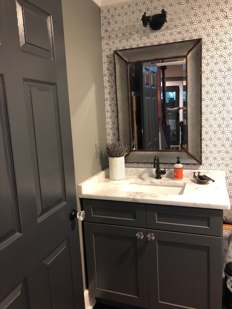 Speakeasy Industrial Basement East Cobb Renovation Industrial