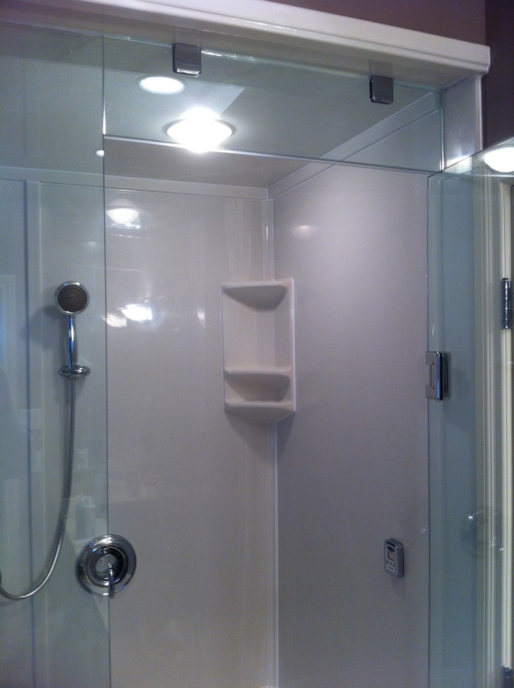 Steam shower Contemporary Bathroom Calgary by Calgary Bathworks