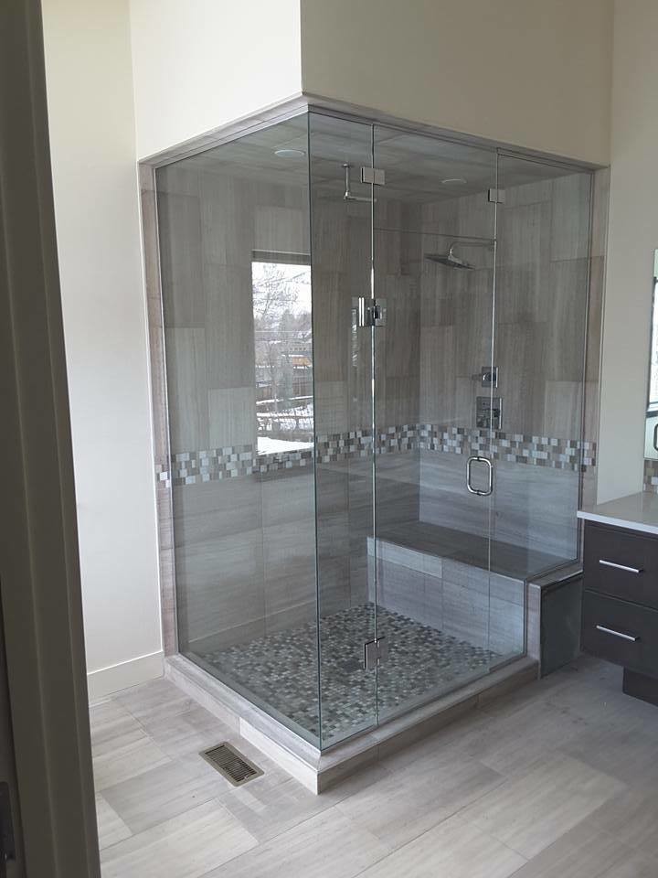Steam Shower Glass Traditional Bathroom Denver by Hillcrest