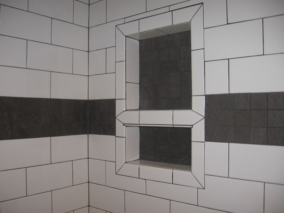 Subway Tile Bathtub Surround Traditional Bathroom Denver by