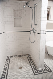 Shower Walls And Panels: Smooth Wall, Subway and Square Tile Bath