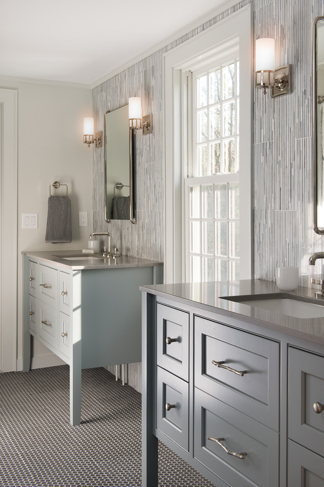 Inspiration for a timeless bathroom remodel in Boston