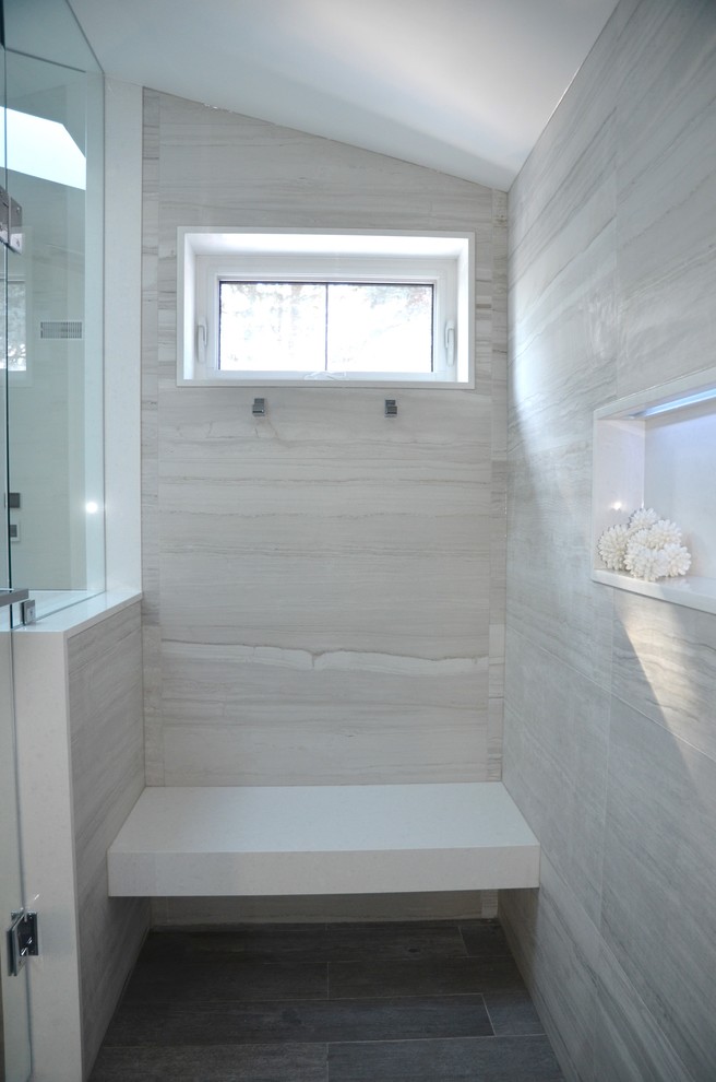 Sunnylea Bathroom Renovation Bathroom Toronto by Stacy McLennan