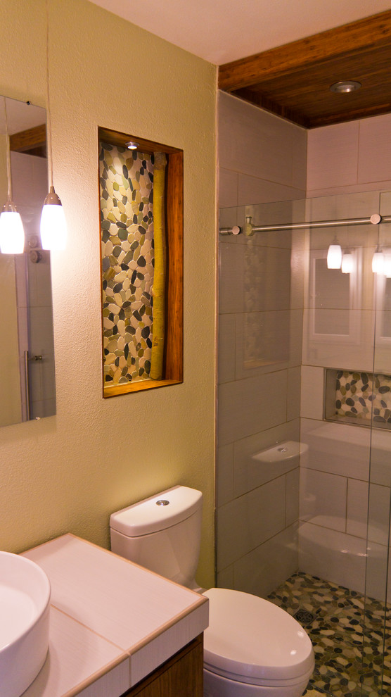 Bathroom - contemporary bathroom idea in Denver