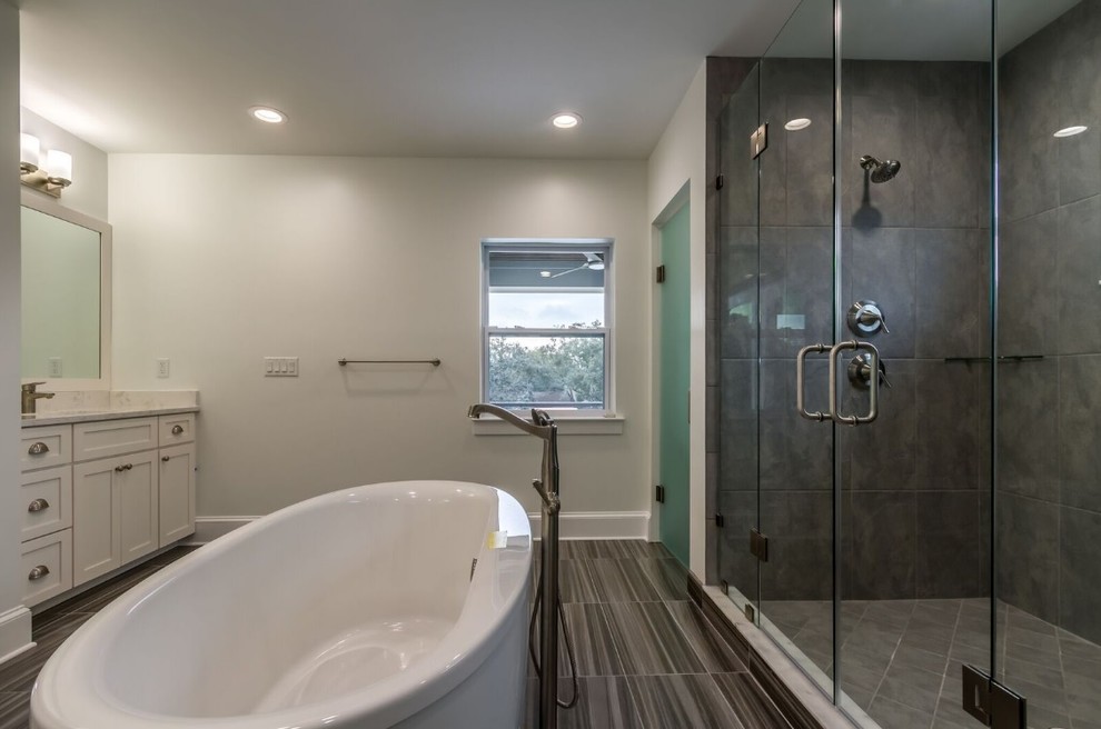 Suwanee Custom Home Transitional Bathroom Tampa by Stress Free