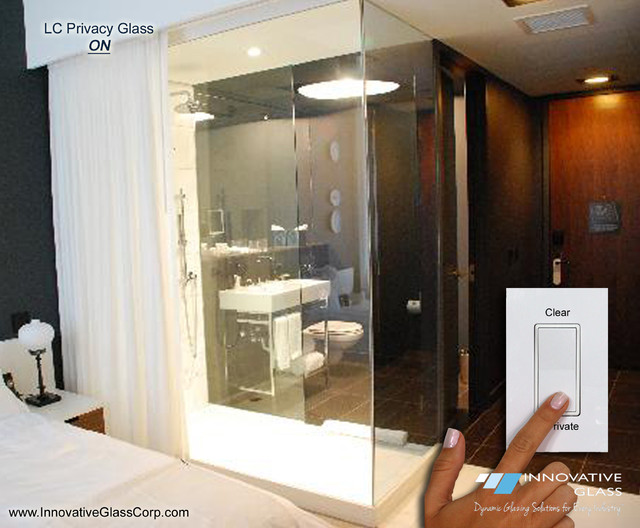 Switchable Privacy Glass Bedroom/Bathroom Divider Wall Modern
