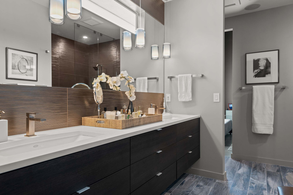 Tampa Residence Contemporary Bathroom Tampa by Duffy Design