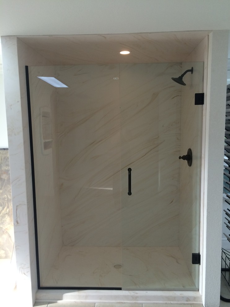 TerraStone, the no mold, no grout, no stain, easy to clean shower