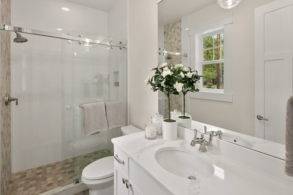 The Agra Medina Wa Craftsman Bathroom Seattle By Jaymarc Homes Houzz