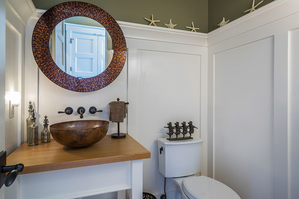 Inspiration for a mid-sized transitional bathroom remodel in Charleston