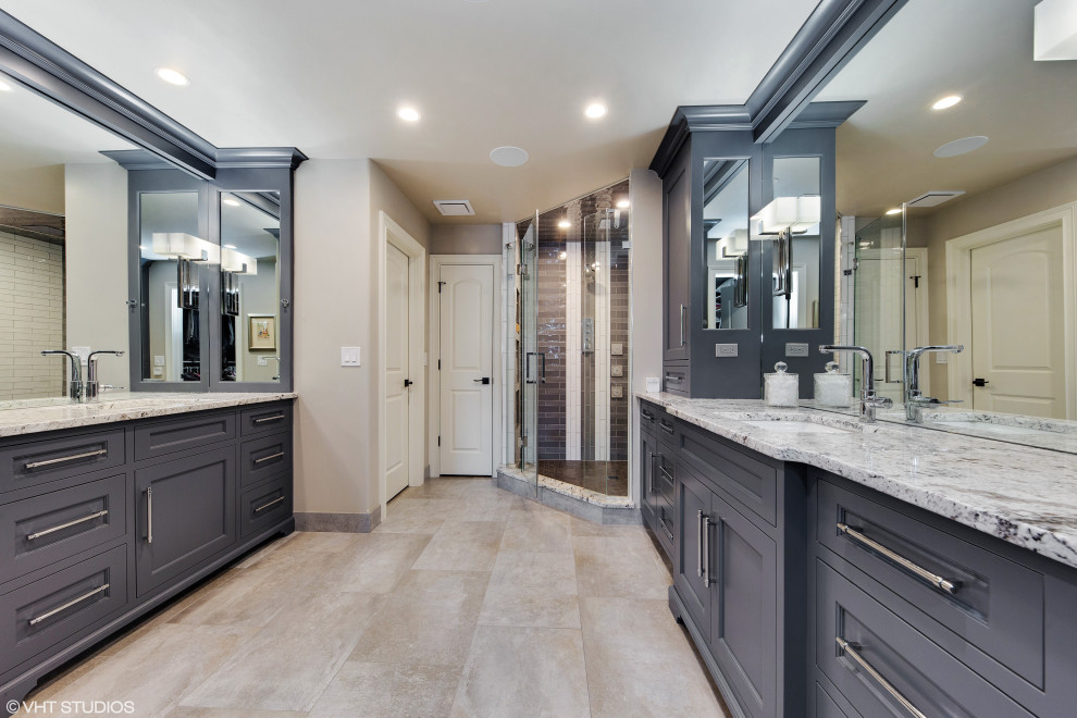 The City Homes of North Wheaton Bathroom Chicago by DAVIDSON