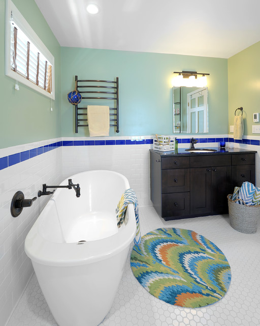 The Cobalt Blue Bath Contemporary Bathroom Seattle by CRD