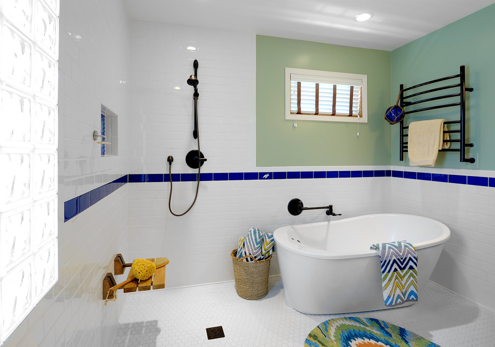 The Cobalt Blue Bath Contemporary Bathroom Seattle by CRD