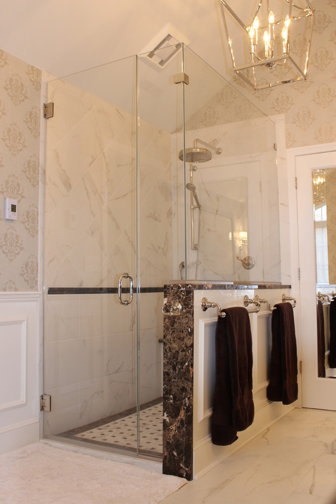 The Flume Master Bath, Amherst Traditional Bathroom Boston by