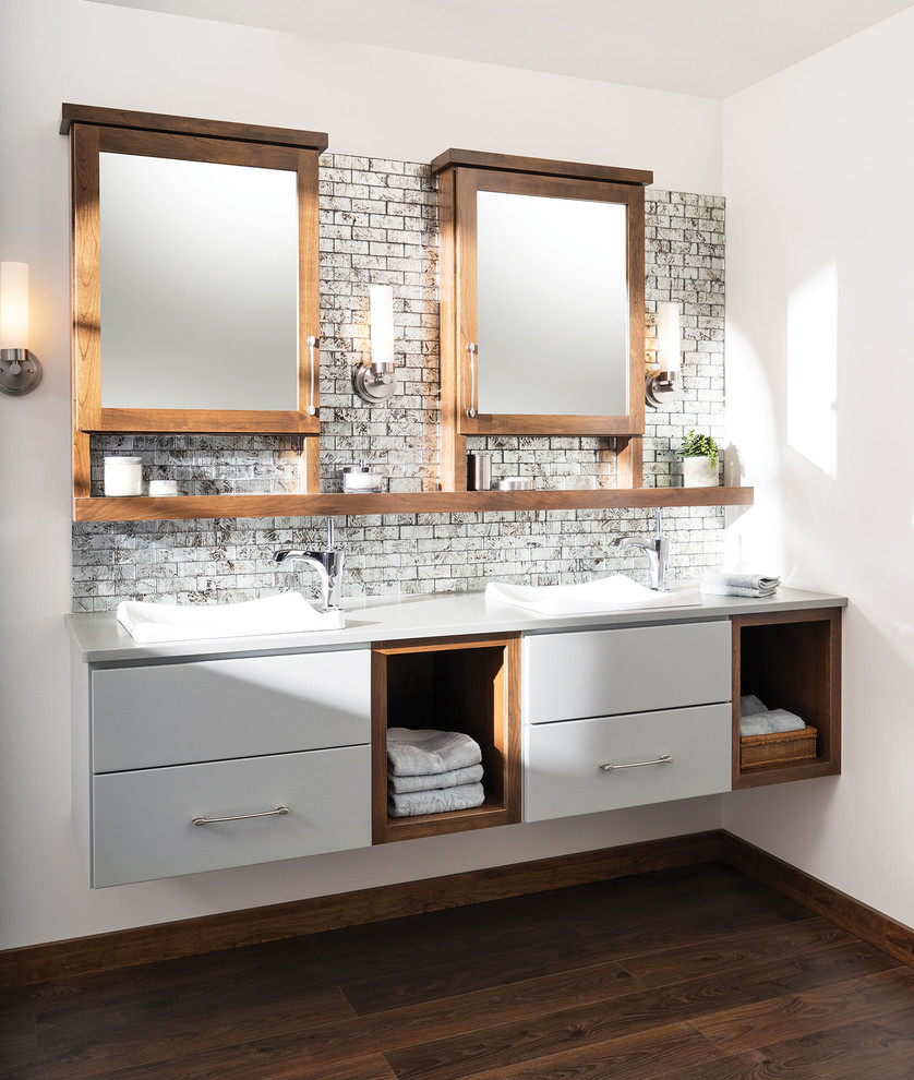 The Future Of Floating Bathroom Vanities Contemporary Bathroom Atlanta By Dura Supreme Cabinetry Houzz