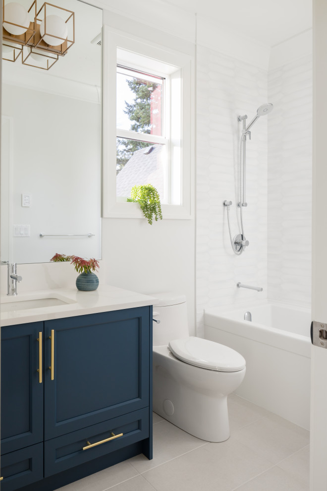 The Gables Transitional Bathroom Vancouver by Penrose Design Inc. Houzz