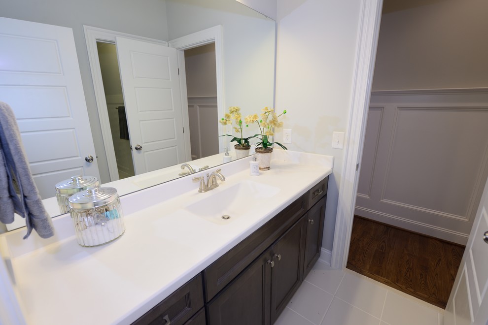 The Jackson Homeplan Traditional Bathroom Raleigh by Blue Heron