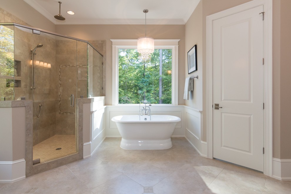 Inspiration for a classic bathroom in Raleigh.