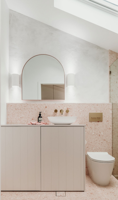 Terrazzo Tiles and Scandinavian Mirror Design
