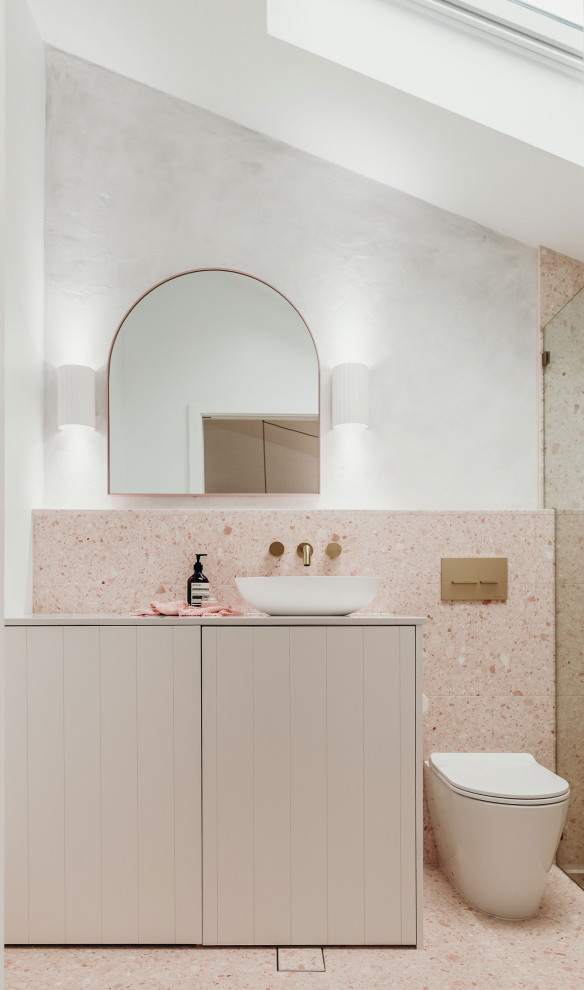 Foto de cuarto de baño rectangular escandinavo