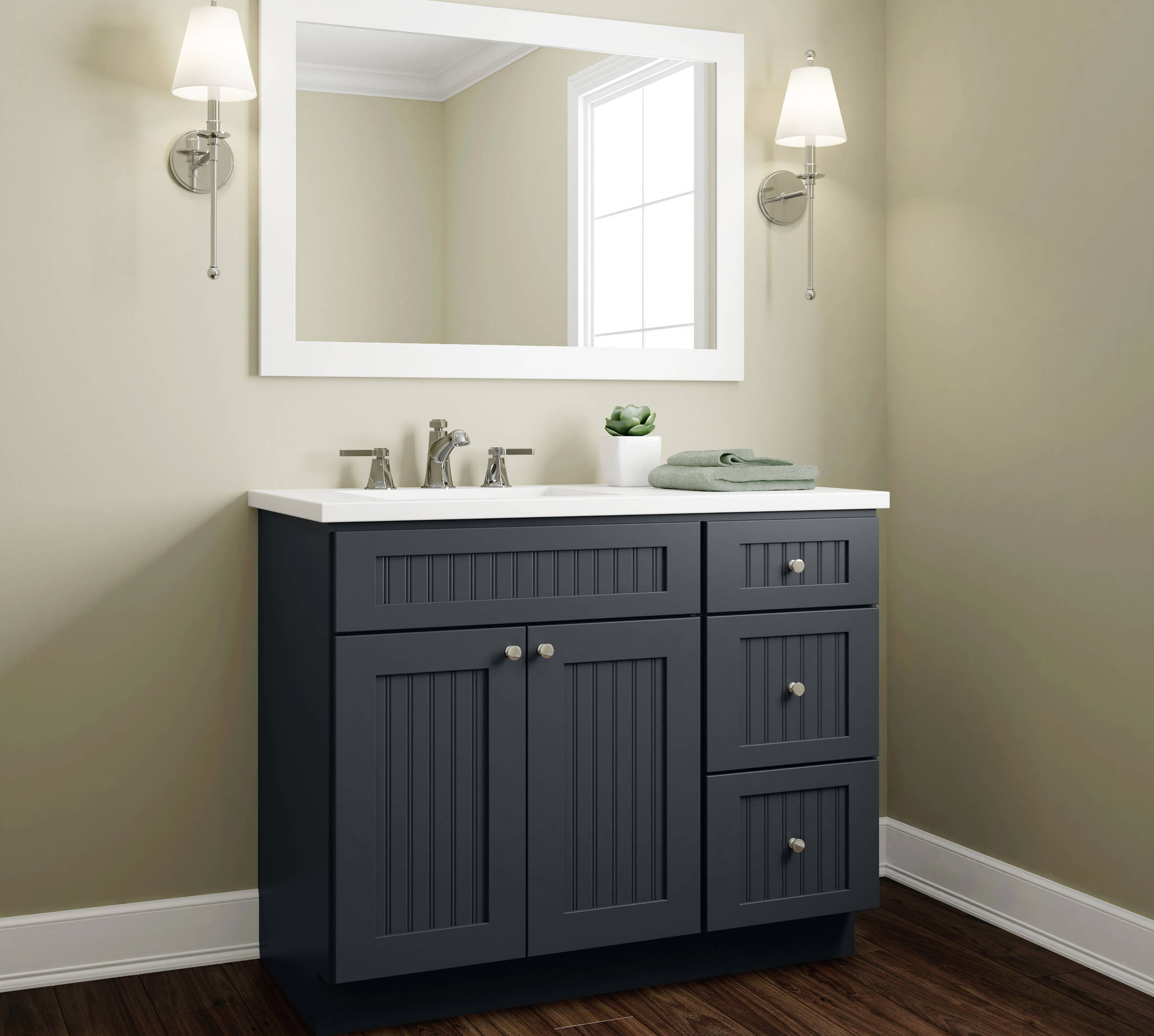 Trend Study: Combining Mirrors and Cabinetry - Dura Supreme Cabinetry