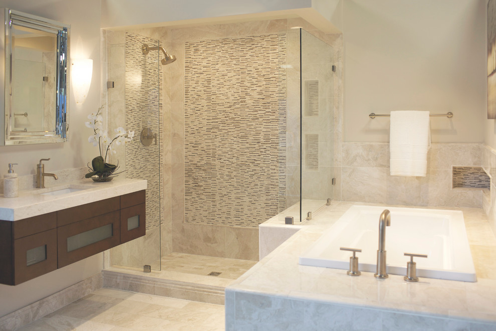 The Queen Beige Marble Collection - Bathroom - Minneapolis - by The