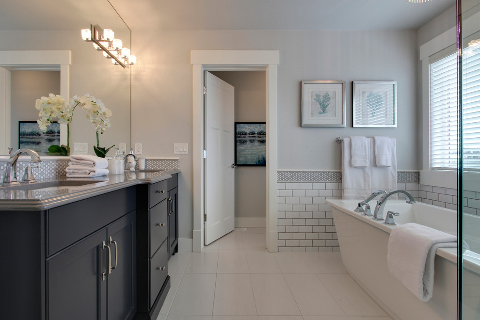 The Rochester II in Timberline Estates Transitional Bathroom