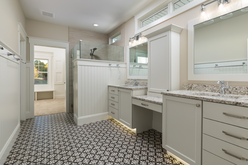 The Rockford Mi Rustic Craftsman Craftsman Bathroom Grand Rapids