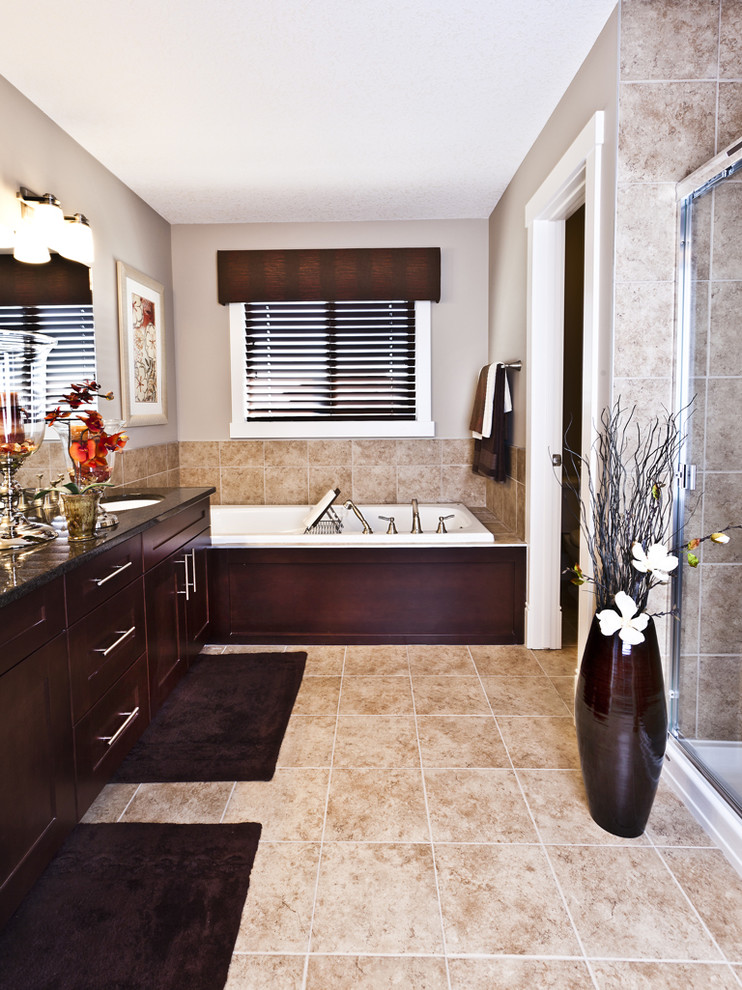 The Sophia Contemporary Bathroom Edmonton by Marcson Homes Ltd