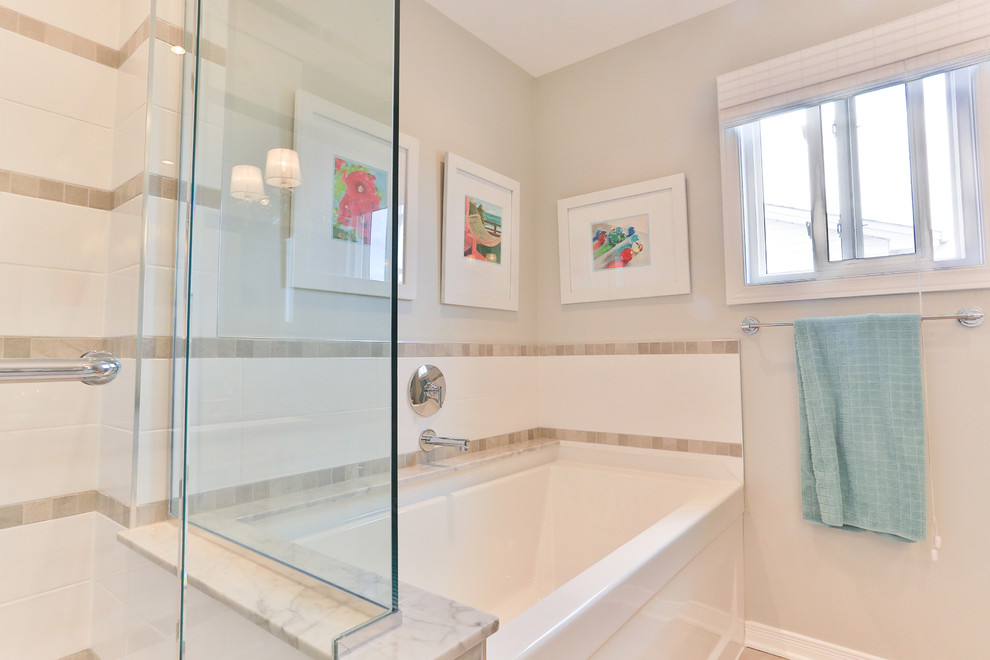 Inspiration for a timeless bathroom remodel in Ottawa