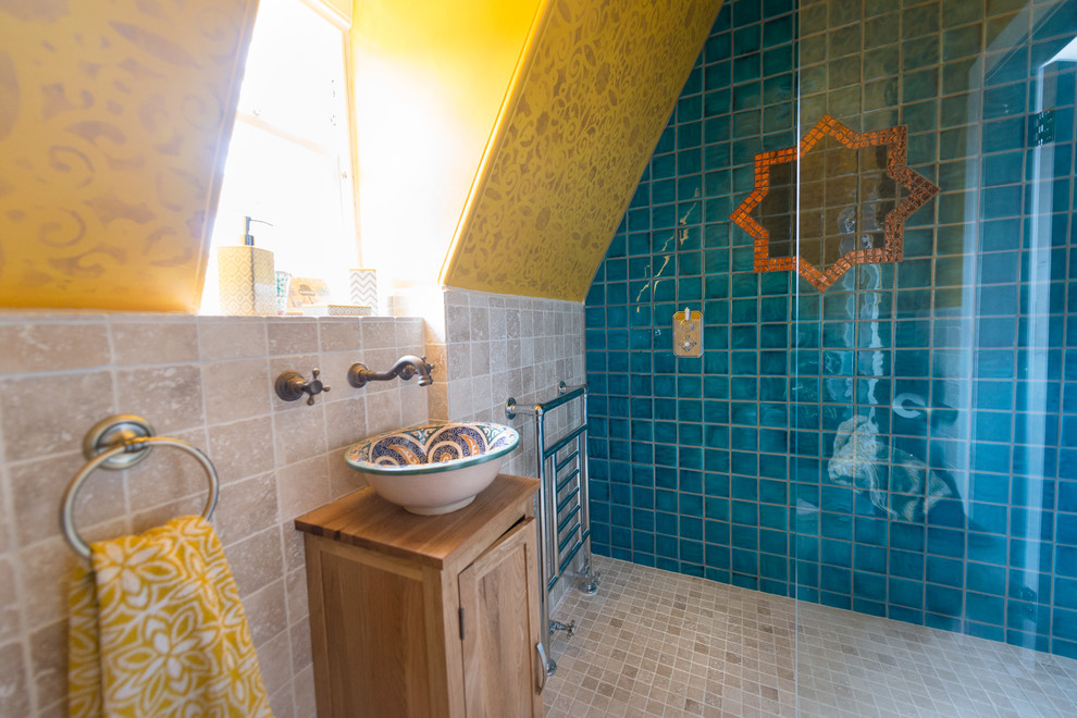 Tile Moroccan Bathroom Mediterranean Bathroom Edinburgh By The Original Tile Company Houzz