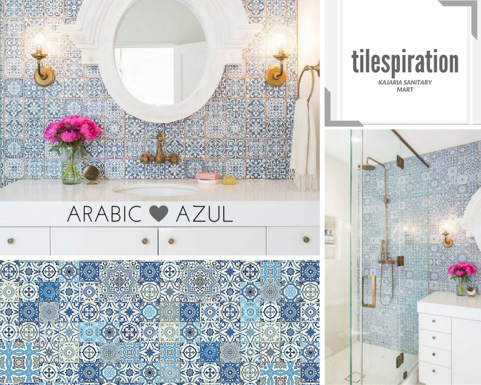 Tilespiration Mediterranean Bathroom Atlanta by Kajaria Galaxy